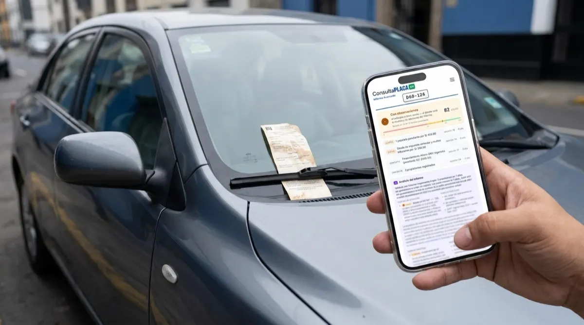 Cómo saber si un auto tiene papeletas en Perú